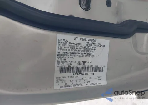 2004 Mercury Grand Marquis Ls from USA, damaged, VIN 2MEFM75W64X611256